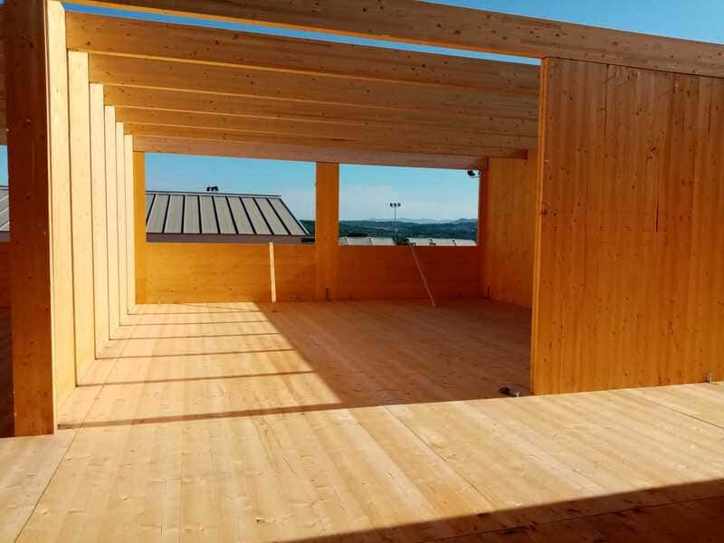 Edificio educativo destinado a escuela de música y aulario del instituto “La Agulla”