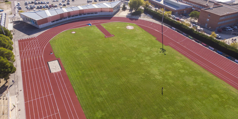 Reforma de la pista de atletismo municipal de Igualada