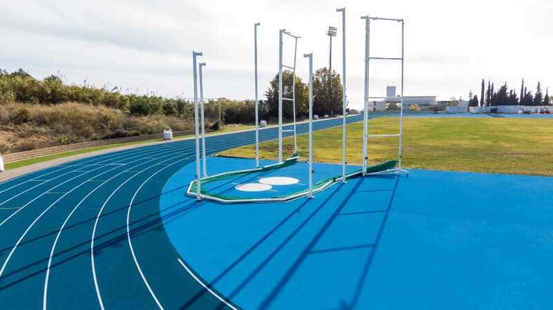 Renovación de la pista del estadio municipal de atletismo de Mataró